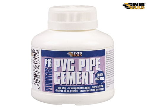 Everbuild - P16 Plumber's PVC Pipe Cement 250ml
