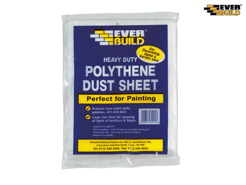 Everbuild - Polythene Dust Sheet 3.6 x 2.7m
