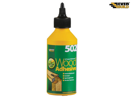 Everbuild - 502 All Purpose Weatherproof Wood Adhesive 1 Litre