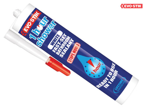 Evo-Stik - 1 Hour Shower Sealant White 310ml