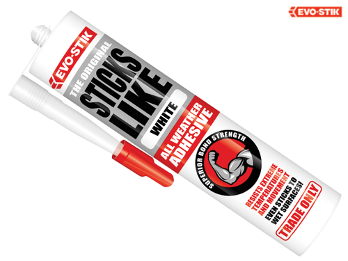 Evo-Stik - Sticks Like All Weather Adhesive White 290ml