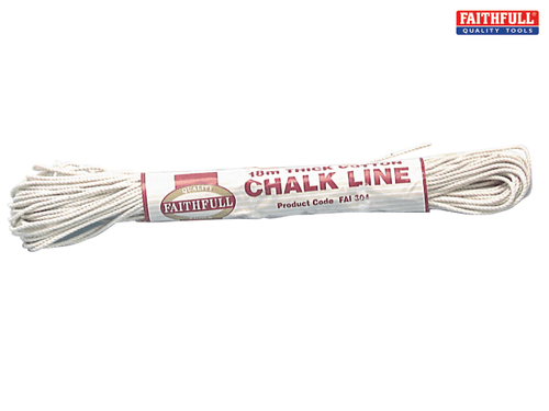 Faithfull - 304 Thick Cotton Chalk Line 18m (Box of 12)