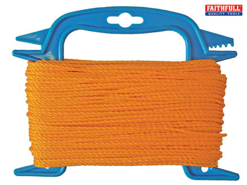 Faithfull - 306 Polyethylene Ranging Line 30m (100ft) Orange