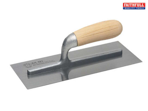 Faithfull - 821 Plasterer's Trowel Wooden Handle 11 x 4.3/4in