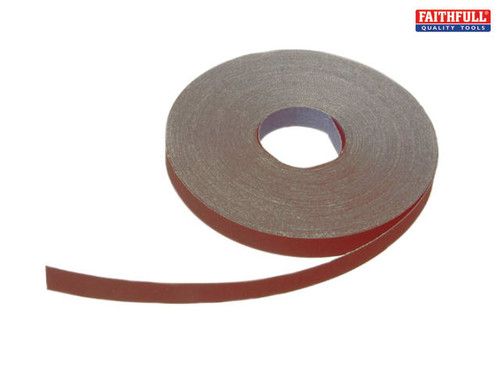 Faithfull - Aluminium Oxide Cloth Sanding Roll 50m x 50mm 60g