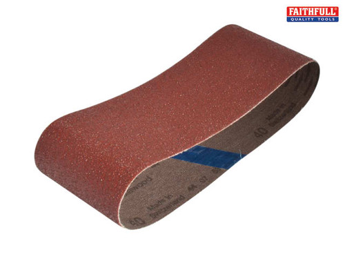 Faithfull - Cloth Sanding Belt 457 x 75mm 60g (Pack of 3)