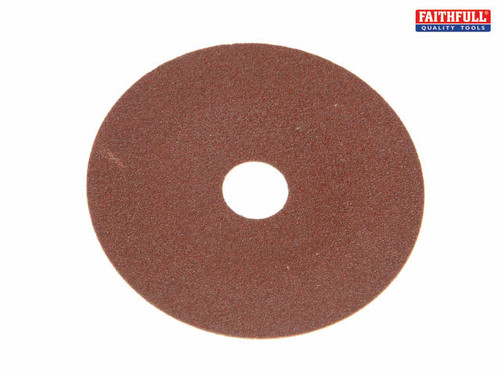 Faithfull - Resin Bonded Fibre Disc 178mm x 22mm x 80g (Pack of 25)
