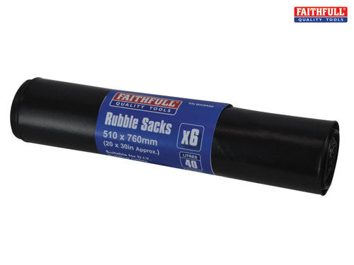 Faithfull - Black Rubble Sacks (6)