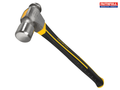 Faithfull - Ball Pein Hammer Fibreglass Shaft 1.36kg (3lb)