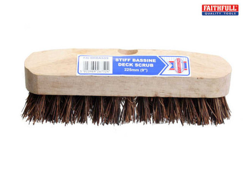 Faithfull - Deck Scrub Stiff Broom Head 225mm (9in)