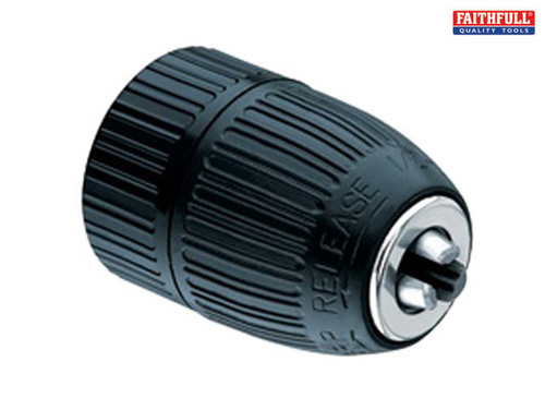 Faithfull - Chuck Keyless Impact 10mm Capacity 3/8 x 24 UNF