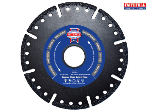 Faithfull - Specialist Allcut Diamond Blade 115 x 22mm