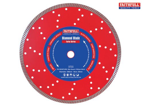 Faithfull - Turbo Cut Diamond Blade 125 x 22mm