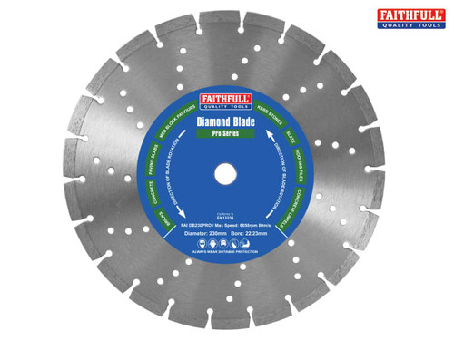 Faithfull - Professional Diamond Blade 230 x 22mm