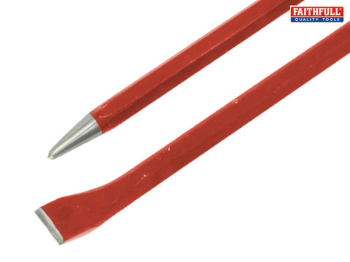 Faithfull - Bent Chisel Digging Bar 6.4kg 25mm x 1.5m