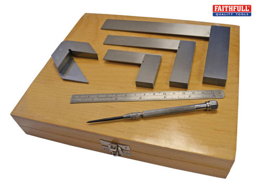 Faithfull - Engineers Marking & Measuring Set 6 Piece