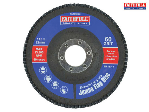 Faithfull - Flap Disc 115mm Medium