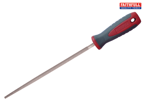 Faithfull - Handled Round Second Cut Engineers File 250mm (10in)