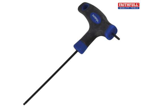 Faithfull - Ball Ended T Handle Hexagon Key 2.5mm