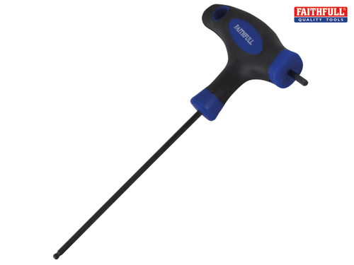 Faithfull - Ball Ended T Handle Hexagon Key 3mm