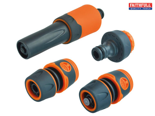 Faithfull - Plastic Hose Fittings Starter Kit 1/2in