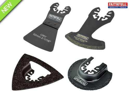 Faithfull - Multi-Tool Tiling Kit, 4 Piece