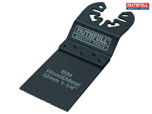 Faithfull - Bi-Metal Flush Cut Wood/Metal Blade 32mm