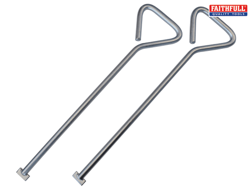 Faithfull - Manhole Keys (Pack of 2) 520mm (20.4in)