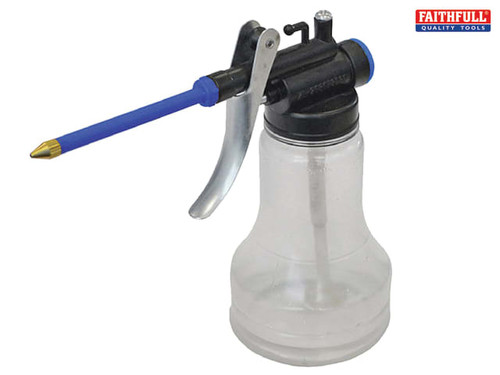 Faithfull - Oil Can Transparent Plastic 350ml