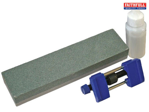 Faithfull - Oilstone 200mm & Honing Guide Kit
