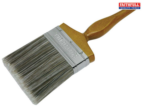 Faithfull - Superflow Synthetic Paint Brush 100mm (4in)