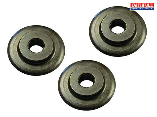 Faithfull - Pipe Cutter Replacement Wheels (Pack of 3)