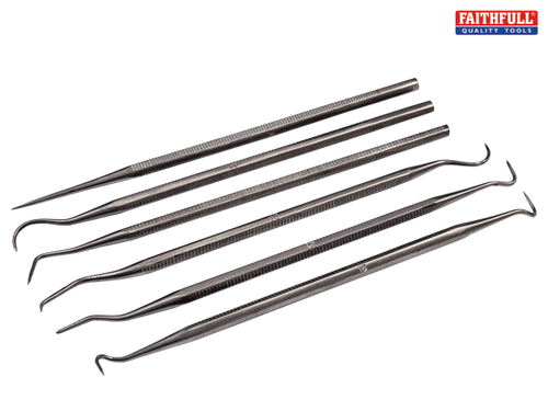 Faithfull - Picks & Carvers Set 6 Piece Stainless Steel