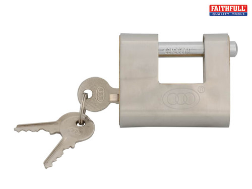 Faithfull - Brass Shutter Padlock 60mm