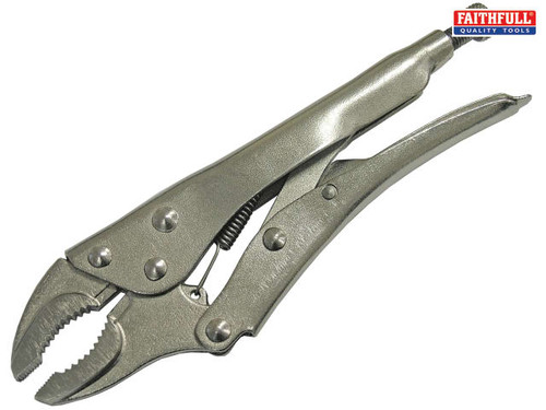 Faithfull - Curved Jaw Locking Pliers 225mm (9in)