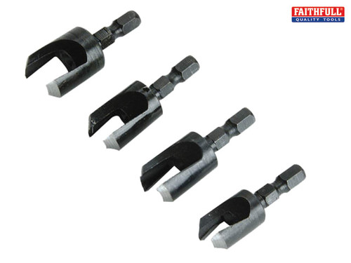 Faithfull - Plug Cutter Set of 4 No.6-12