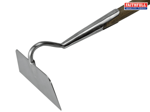 Faithfull - Prestige Stainless Steel Draw Hoe Ash Handle
