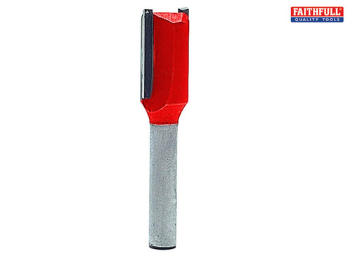 Faithfull - Router Bit TCT Two Flute 12.0mm x 19mm 1/4in Shank
