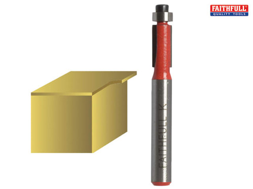 Faithfull - Router Bit TCT Mini Trim 6.3mm x 12.7mm 1/4in Shank