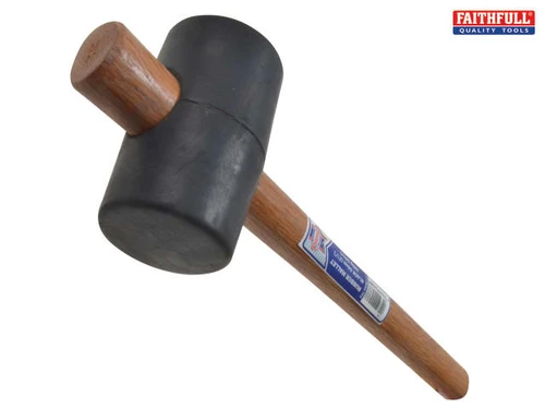 Faithfull - Rubber Mallet - Black 680g (24oz)