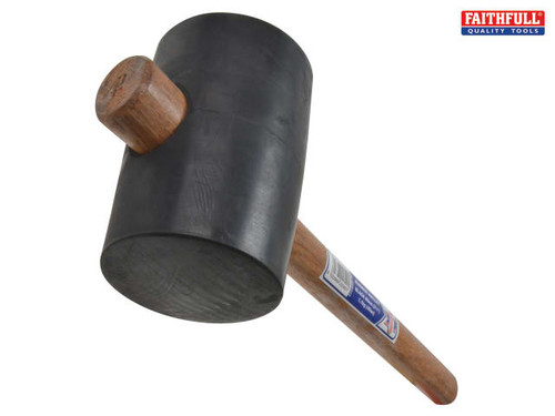 Faithfull - Rubber Mallet - Black 1.1kg (40oz)