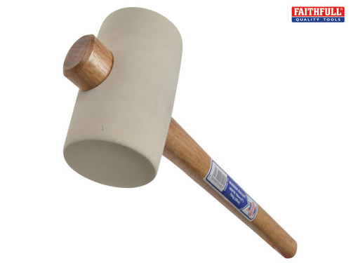 Faithfull - Rubber Mallet - White 794g (28oz)