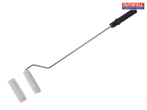 Faithfull - Radiator Roller Kit Frame & 2 Refills 100mm (4in)