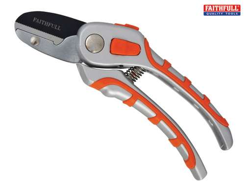Faithfull - Samurai Anvil Secateurs Non-Slip 205mm