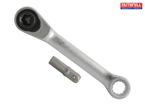 Faithfull - Miniature Ratchet 1/4in Hex Drive