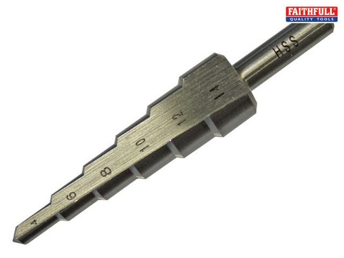 Faithfull - HSS Step Drill Bit 4-14mm