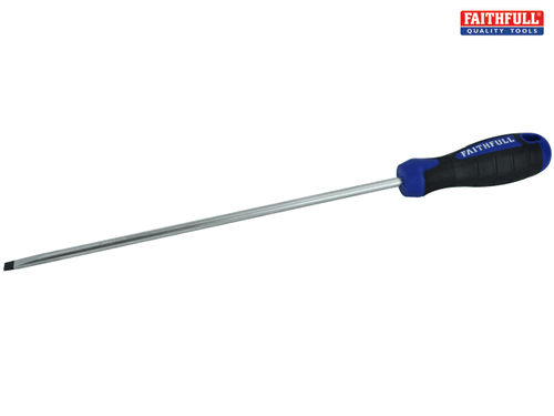 Faithfull - Soft Grip Screwdriver Slotted Parallel Tip 6.5 x 250mm