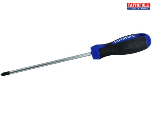 Faithfull - Soft Grip Screwdriver Pozidriv Tip PZ2 x 150mm