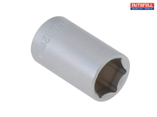 Faithfull - Hexagon Socket 3/8in Drive 12mm