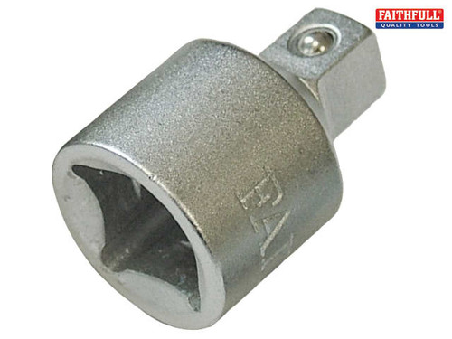Faithfull - Adaptor 3/8in Female > 1/4in Male